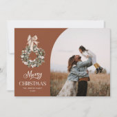 メリーエレガントクリスマスフォトカード シーズンカード (正面)