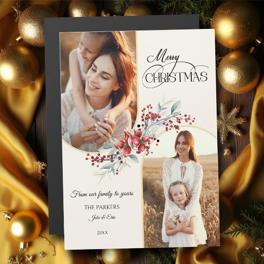 メリーエレガントクリスマスフローラ金ゴールドアーチ2 – 写真