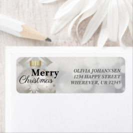 メリーエレガントクリスマスホリデーパーティーへようこそ ラベル