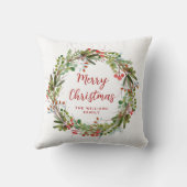 メリーエレガントクリスマスリース クッション (裏面)