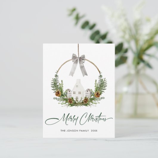 メリーエレガントクリスマス作曲の休日 ポストカード (スタンド正面)