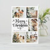 メリーエレガントクリスマス家族の写真集 シーズンカード (スタンド正面)