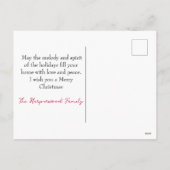 メリーエレガントクリスマス家族の写真集 シーズンポストカード (裏面)