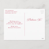 メリーエレガントクリスマス書道台本の写真 シーズンポストカード (裏面)