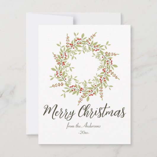 メリーエレガントクリスマス植物園 シーズンカード (正面)