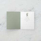 メリーエレガントクリスマス自然バームフクロウ シーズンカード (内部)