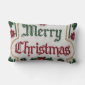 メリーエレガントクリスマス装飾用クッションカバーフェスティバル ランバークッション (裏面)