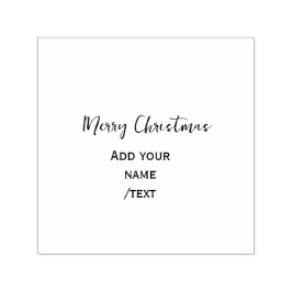 メリーエレガントクリスマス追加文字モダンシンプル セルフインキングスタンプ