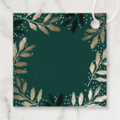 メリーエレガントクリスマス金ゴールドブランチホリデー フェイバータグ (裏面)