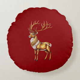 メリーエレガントクリスマス金ゴールドムースクリスマスフェスティバルパ ラウンドクッション