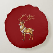 メリーエレガントクリスマス金ゴールドムースクリスマスフェスティバルパ ラウンドクッション (裏面)