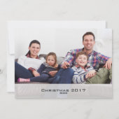 メリーエレガントクリスマス金ゴールド台本写真（両面） シーズンカード (裏面)