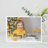 メリーエレガントクリスマス2024フォトタイポグラフィ シーズンカード (スタンド正面)