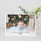 メリーエレガントクリスマス2024ホリーベリー写真 シーズンカード (スタンド正面)