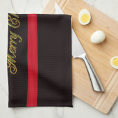 メリーエレガントクリスマス キッチンタオル (四つ折り)