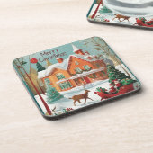 メリーエレガントクリスマス コースター (左側)