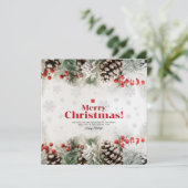 メリーエレガントクリスマス・ホリデー・カード、新年 シーズンカード (スタンド正面)