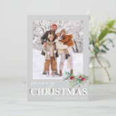 メリーエレガントクリスマス・ホリデー・フォト・カード シーズンカード (スタンド正面)