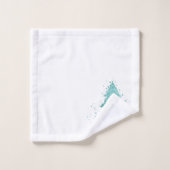 メリーエレガントクリスマス |ルクセアクアミント（ばちゃばちゃ）跳ねる バスタオルセット (ウォッシュタオル)