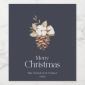 メリーエレガントクリスマス・ワインラベル ワインラベル (シングルラベル)