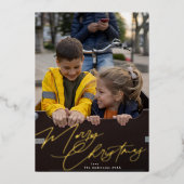 メリーエレガントクリスマス | Splendorの写真 箔シーズンカード (正面)