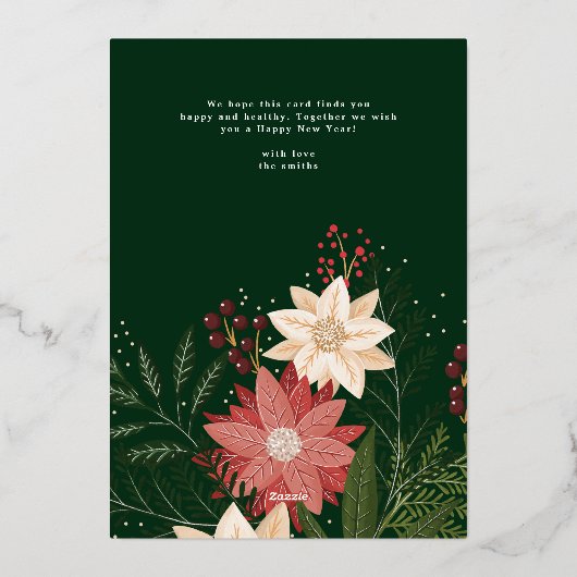 メリーエレガントクリスマス | Splendorの写真 箔シーズンカード (裏面)