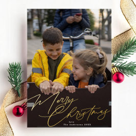 メリーエレガントクリスマス | Splendorの写真 箔シーズンカード