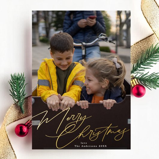 メリーエレガントクリスマス | Splendorの写真 箔シーズンカード