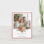 メリーエレガントクリスマスTerracotta 2写真 シーズンカード (正面)