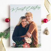 メリーエレガントスクリスマスポインセチアフェスティバル写真 シーズンカード