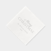 メリーエレガントスモダンクリスマシンプルスパーティー 箔ナプキン (右)
