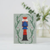 メリーエレガントス伝統的・クリスマス・くるみ割り シーズンポストカード (スタンド正面)