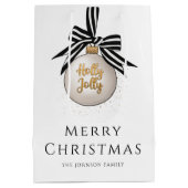 メリーエレガントス・クリスマスボーブル ミディアムペーパーバッグ (裏面)