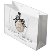 メリーエレガントス・クリスマスボーブル ラージペーパーバッグ (正面アングル)
