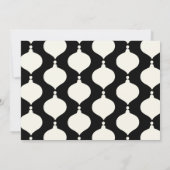 メリーエレガントモダンクリスマス写真タイポグラフィ 案内状 (裏面)