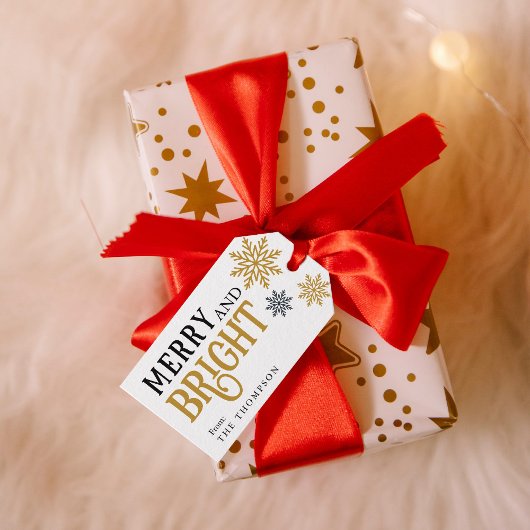 メリーエレガント鮮のクリスマス ギフトタグ