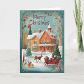 メリーエレガント・クリスマス・グリーティング・カード シーズンカード (正面)