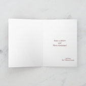 メリーエレガント・クリスマス・グリーティング・カード シーズンカード (内部)