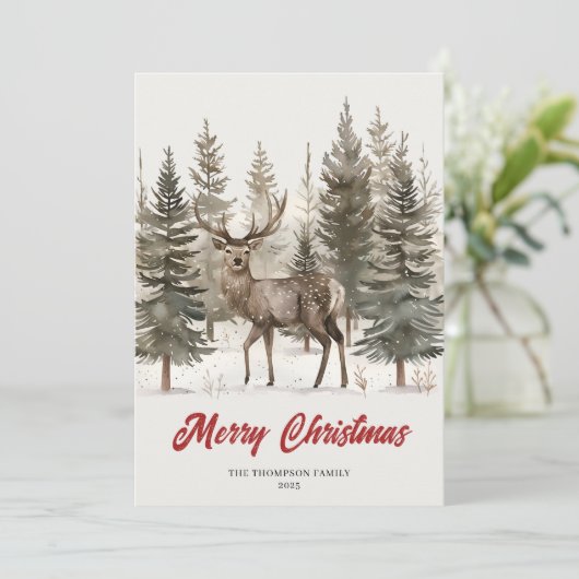 メリーエレガント・クリスマス・ディアー シーズンカード (スタンド正面)