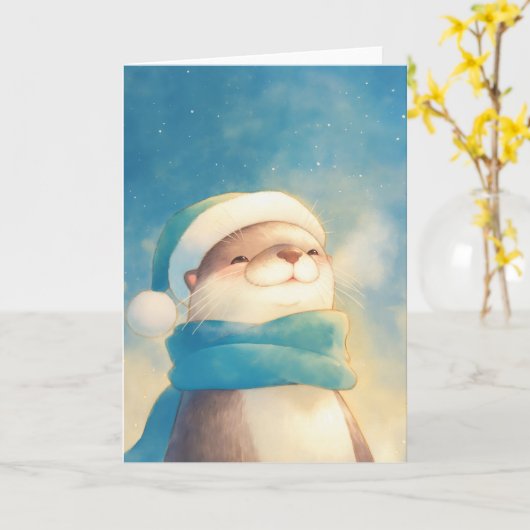 メリーオッター カード (黄色い花)