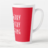 メリーオールスターオーナメントクリスマス カフェラテマグ (右)