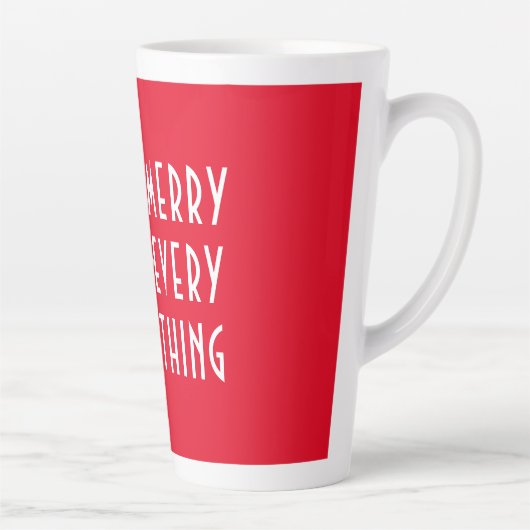 メリーオールスターオーナメントクリスマス カフェラテマグ (右)