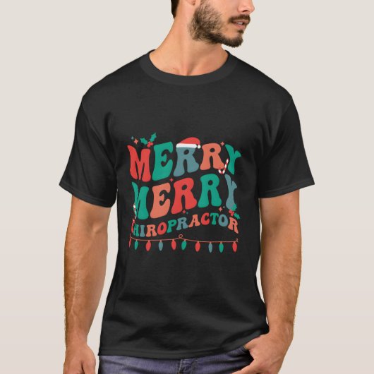 メリーカイロプラクターカイロプラクティックPy Tシャツ (正面)