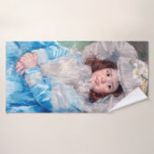 メリーカサット、マーゴットインブルー バスタオル (バスタオル)