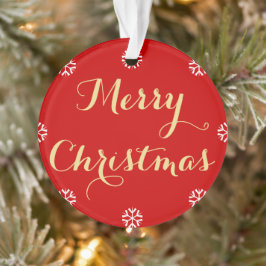 メリーカスタムエレガントスパーソナライズされたのクリスマスを作成 オーナメント