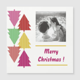 メリーカスタムクリスマス写真カラフルツリー