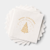 メリーカスタムクリスマス名松木 箔ナプキン (インサイチュ (積み重ね))