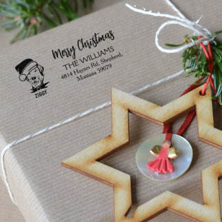 メリーカスタム・クリスマス ラバースタンプ