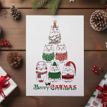 メリーカトマス可愛いメおもしろいオウィクリスマス シーズンカード<br><div class="desc">サンタよくはしゃぐハットの猫ちゃん、小妖精や小人の衣装、醜いクリスマスセーターなどだ。幸せでぶつぶつ言う子猫たちは、休暇の隅々まで喜びをもたらしてくれる。可愛い猫をモチーフ与えにしたXマスおもしろいカードを使って、クリスマスの魅力に溢れた可愛らしいファッション仲間の魅力を堪能しよう。キャッメリーマス猫好き!</div>