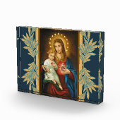 メリーカトリック教徒の完全で悲しいハート フォトブロック (右)